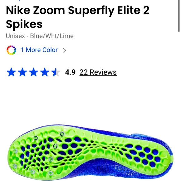 Nike Zoom Superfly Elite 2 Sprint Track Spikes Brand new in box 7.5/9 and 6/7.5 - Picture 2 of 4